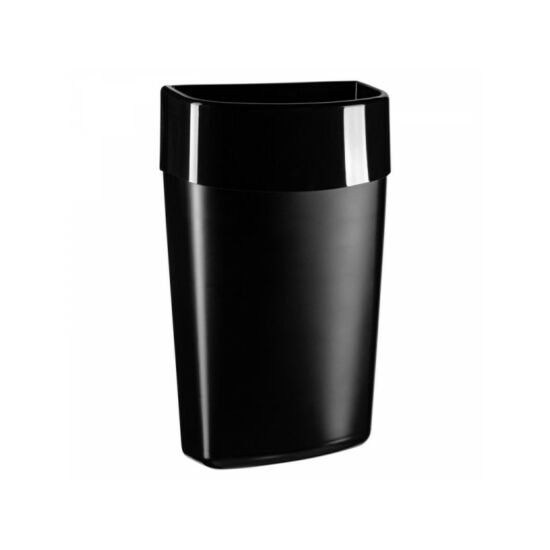 Merida One hulladékgyűjtő,40l-es falra szerelhető, ABS, műanyag, fekete