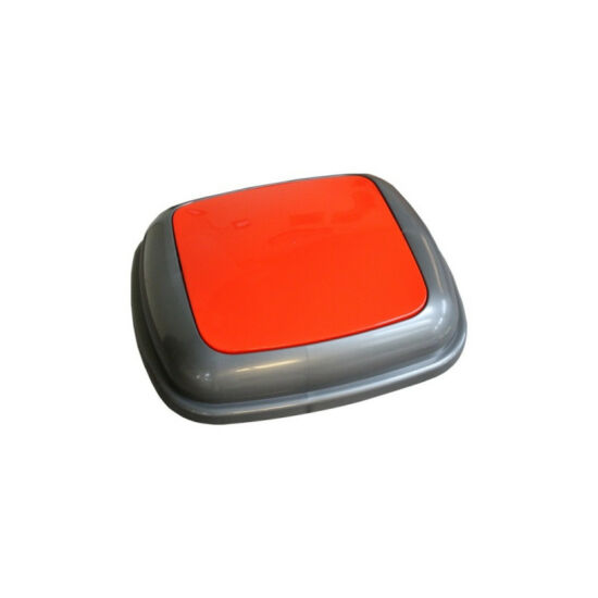 Fedél K45 szelektív hulladékgyűjtőhöz - piros