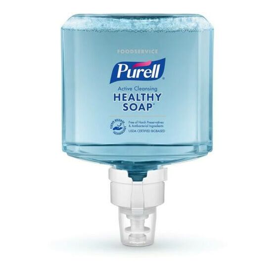Purell ES6 Healthy Soap selymes, illatmentes habszappan utántöltő patron, 1200 ml